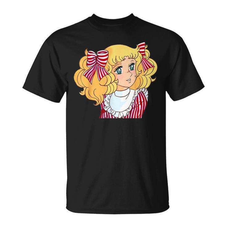 Candy Candy Manga Japonais Rétrointage Années 80 T-Shirt