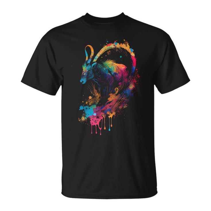 With Capricorn Nature Favourite Animal Mountain Hiking Capricorn T-Shirt