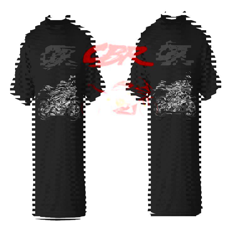 Cbr Motocicleta Motocicleta Carreras De Carretera Ciclistas Bicicletas Deportivas Cbr Camiseta unisex