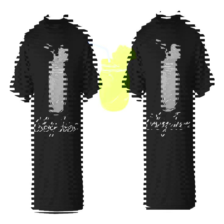 Celery Print As a Celery Juice Movement Gift Detox Tees T-Shirt
