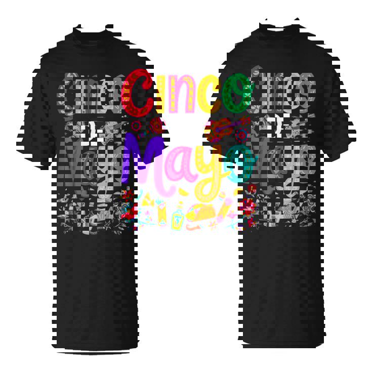 Cinco De Mayo Mexican Taco 5 De Mayo Lets Fiesta Party T-Shirt