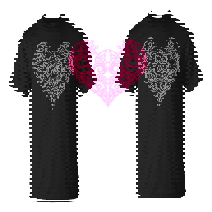 Cœur Tourbillon Rose T-Shirt
