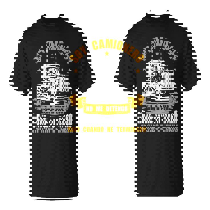 Conductor De Camión Grande Semirremolque Conductor Camiseta unisex