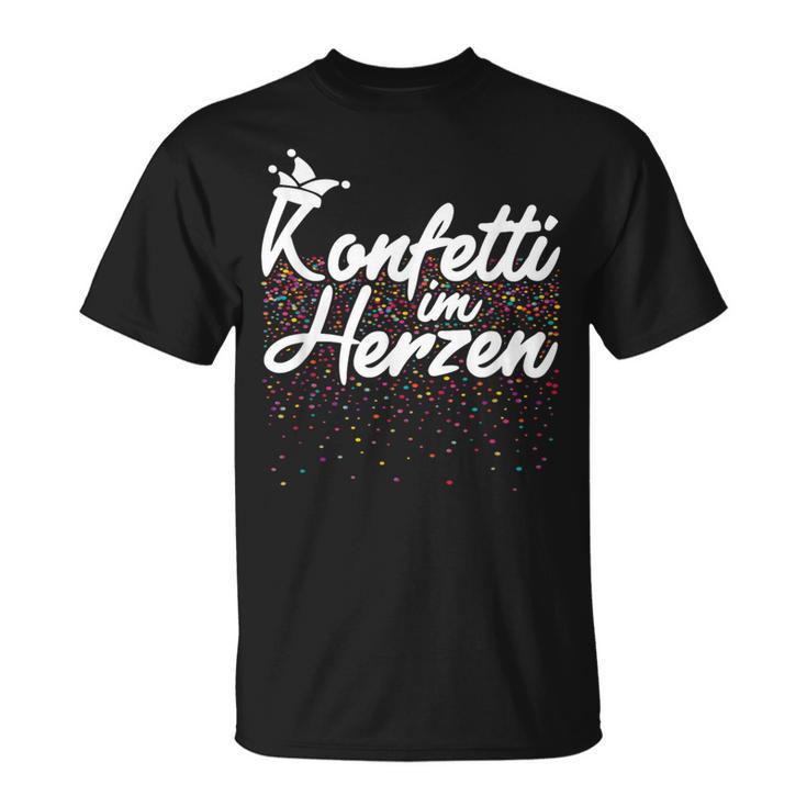 Confetti In The Heart Carnival Fancy Dress Confetti Costume T-Shirt