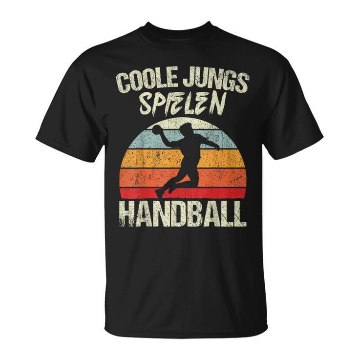 Cool Boys Playing Handball Handballer Boys Children's T-Shirt