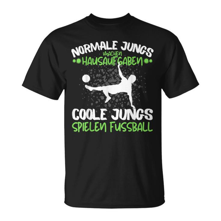 Cool Jung Spielnen Fußball T-Shirt