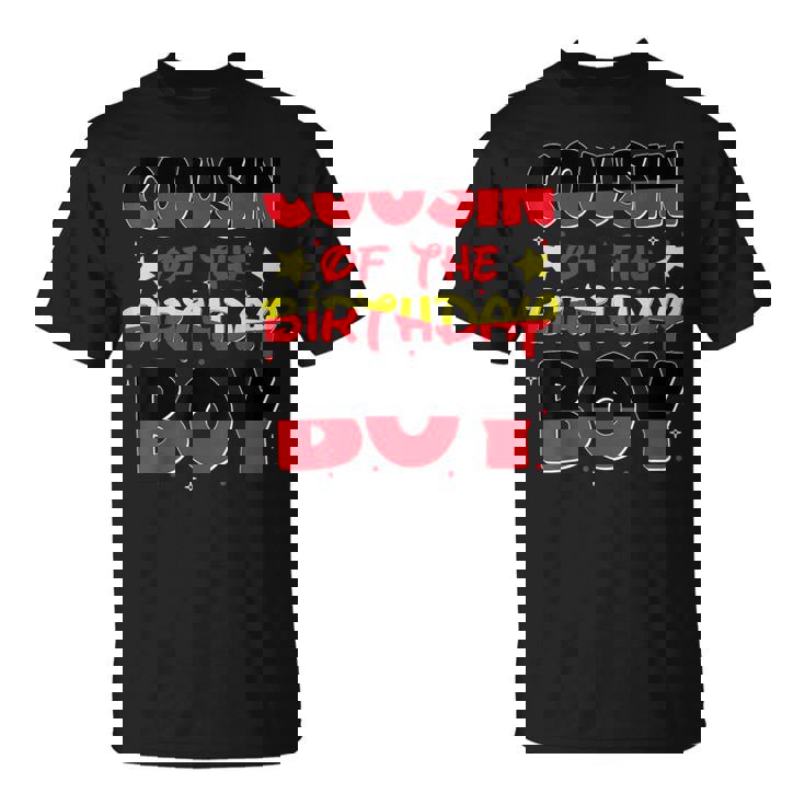 Cousin Of The Birthday Boy Family Party Decorations T-Shirt