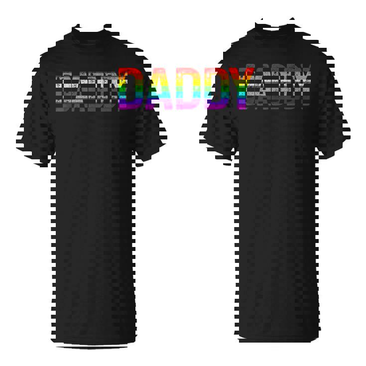 Daddy Gay Pride Month LGBTQ Fathers Day Rainbow Flag Queer Tank Top T-Shirt