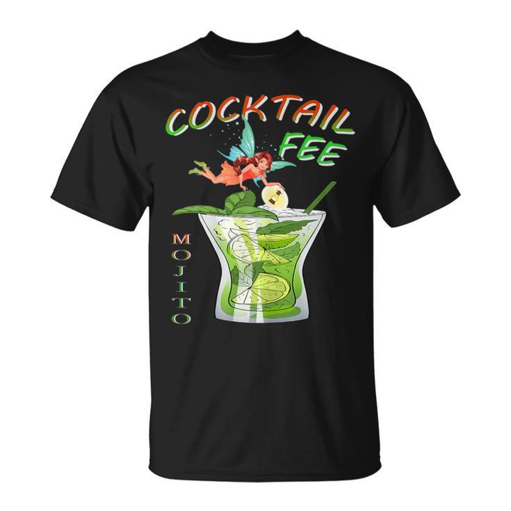 Damen Cocktail Fee Kostüm T-Shirt