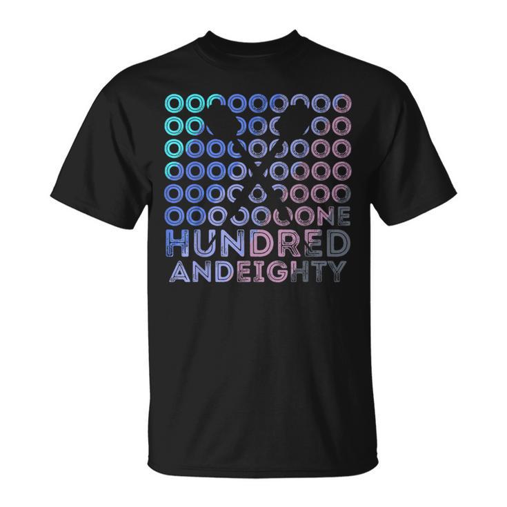 Darts Dart Retro Ohnundredandeighty With Slogan S T-Shirt