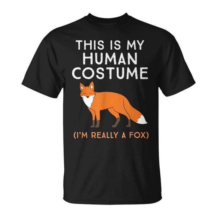 Das Ist Mein Menschen I'm Really A Fox T-Shirt