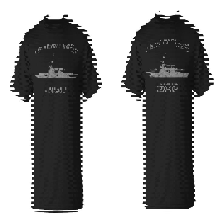 De Ligne De Flottaison Uss William P Lawrence Ddg-110 T-Shirt