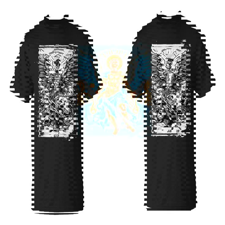 Disfraz De Ángel San Patrono San Miguel Arcángel Camiseta unisex