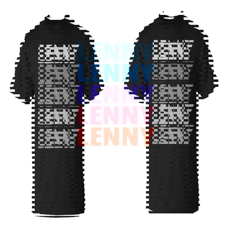 Divertido Regalo Nombre Lenny Personalizado Primer Nombre Camiseta unisex