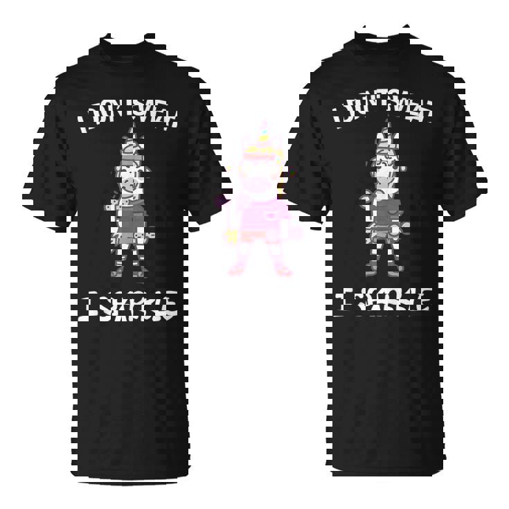 I Don't Sweat Unicorn Gym Regalo De Entrenamiento Sin Mangas Camiseta unisex