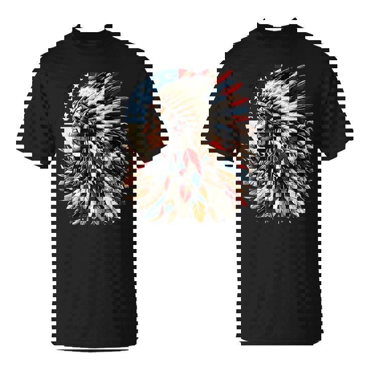 Drapeau Indien Indien Indien Américain T-Shirt