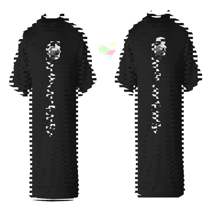 Drapeauintage Des Comores Cœur Des Comoresoyage 2024 T-Shirt