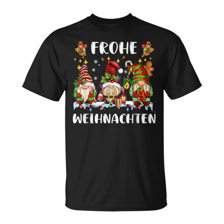 Drei Zwerge Passende Familie Frohe Weihnachten T-Shirt