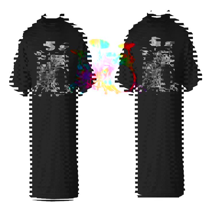 Drums Drummers Wife Vintage Gift Drum Lover T-Shirt Seseable UK