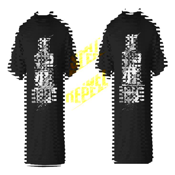 Eat Sleep Padel Repeat Padel Tennis Divertido Padelista Sin Mangas Camiseta unisex