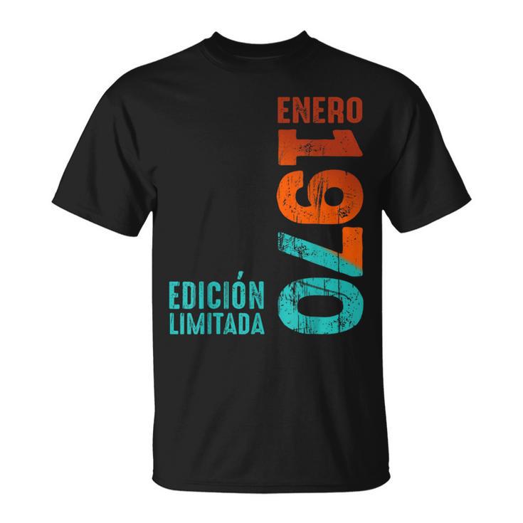 Edición Limitada De Enero De 1970 Cool Retro 1970Intage 1970 Camiseta unisex