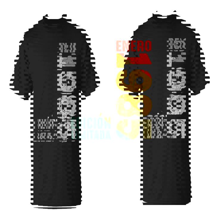 Enero De 1985 Retro 1985 Año 1985Intage 1985 Desde 1985 Camiseta unisex