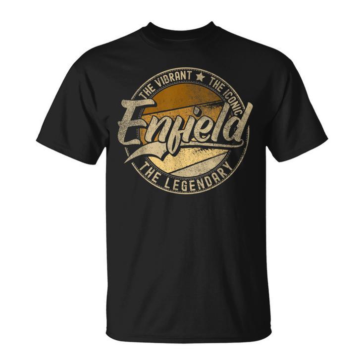 Enfield Ct Connecticutintage Distressed T-Shirt