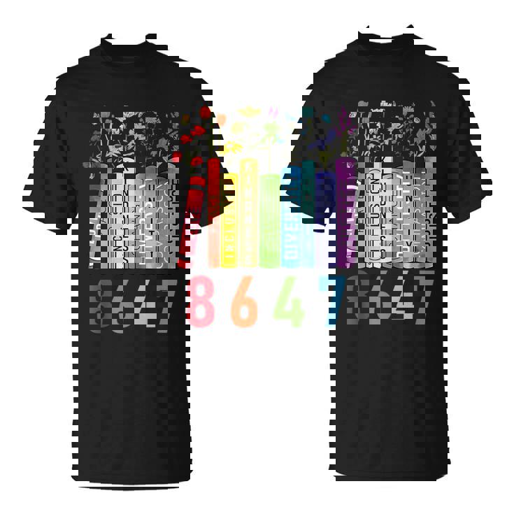 Equal Rights Book Flower Anti Trump Feminist Rights T-Shirt Equal Rights Book Flower Anti Trump Feminist Rights T-Shirt