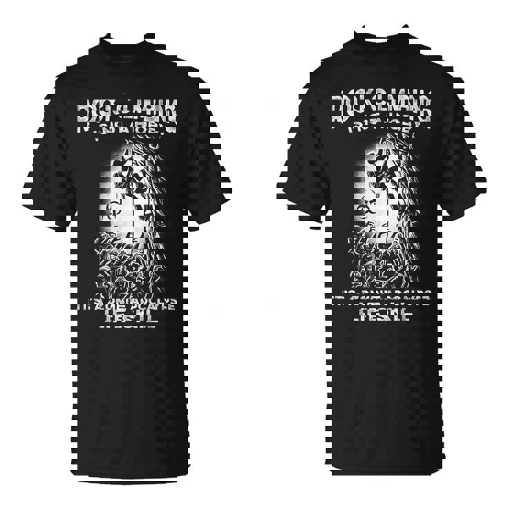 Escalada Zombie Apocalipsis Habilidad Escalador Gracioso Camiseta unisex