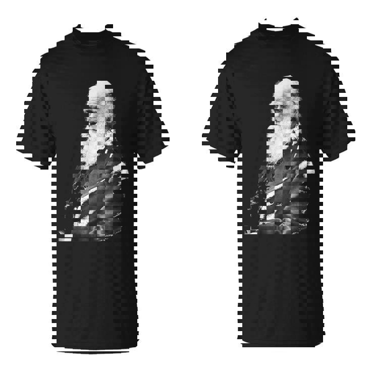 Evolution Charles Darwin Foto Divertida Diseñointage Camiseta unisex