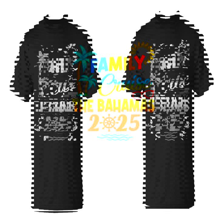 Family Cruise The Bahamas 2025 Summer Matching Vacation T-Shirt