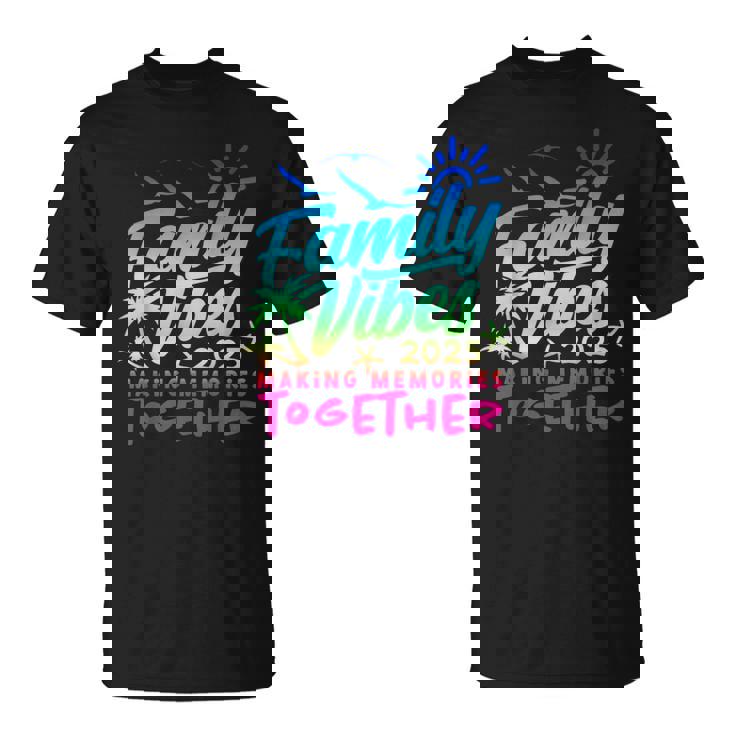 Family Vacation 2025 Beach Matching Family Summer Vacation T-Shirt