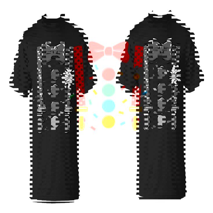 Fancy Dress Costume Women's Fancy Dress Carnival Clown Costume T-Shirt