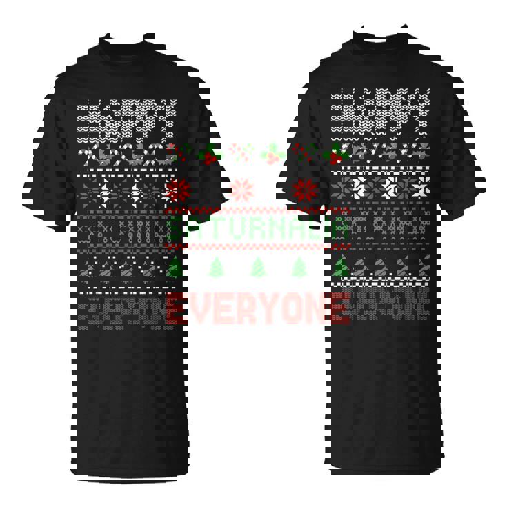 Feo Navidad Feliz Saturnalia Todos La Antigua Roma Camiseta unisex