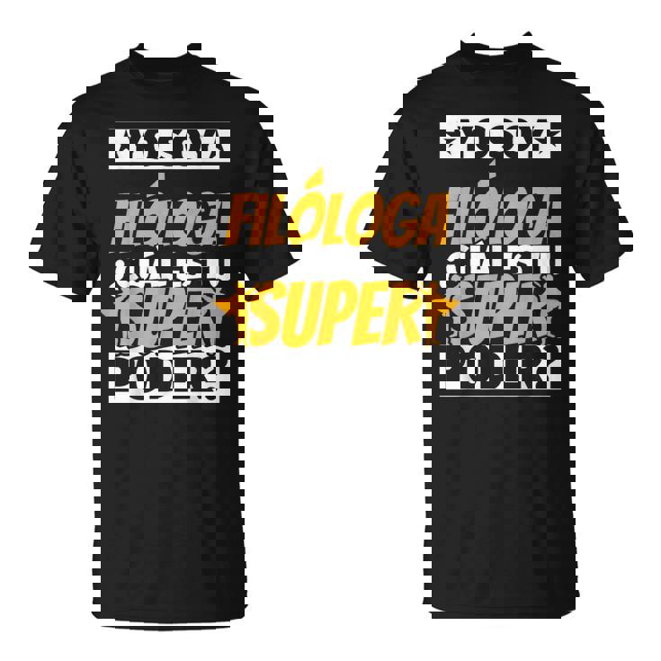 Filóloga Regalos Divertidos Camiseta unisex