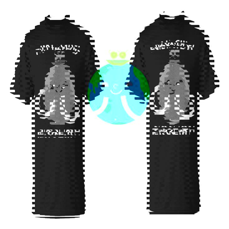 Finally World Peace On Earth Pun Achieved World Peas Tank Top T-Shirt