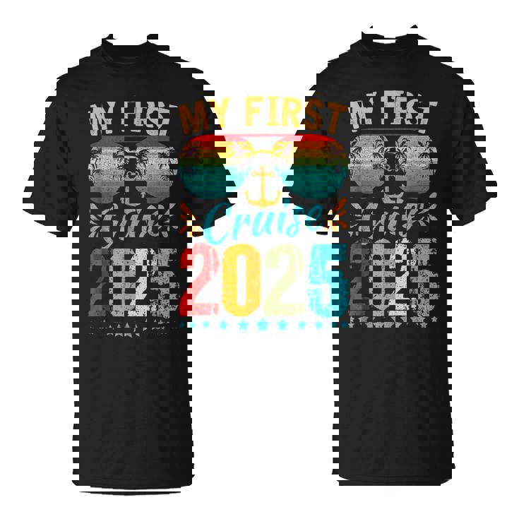 My First Cruise 2025 Family Vacation Trip Ship Matching T-Shirt