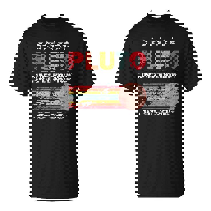 Never Forget Pluto Retrointage 1930 2006 Idea T-Shirt