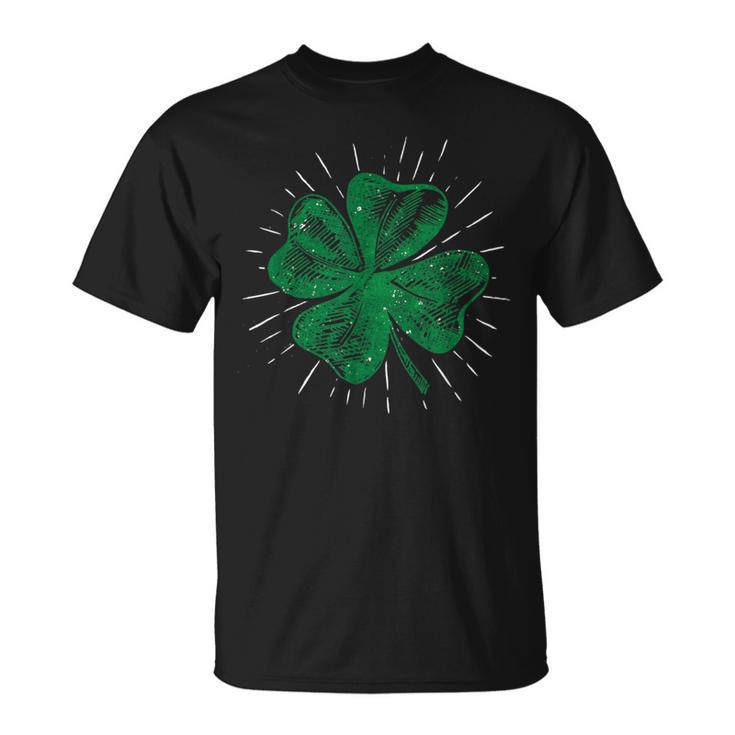 Four-Leaf Clover Ireland Lucky Charm T-Shirt