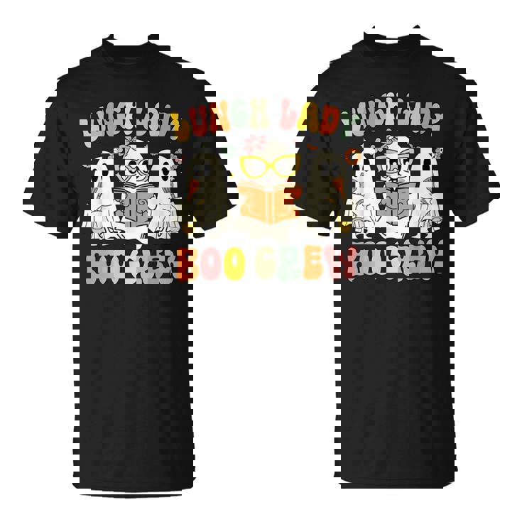 Fun Lunch Lady Boo Crew Cafeteria Halloween Matching Costume T-Shirt