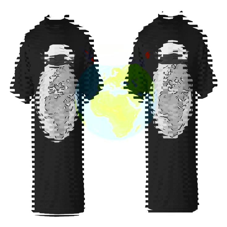 Lying Penguin Protection Earth Day T-Shirt