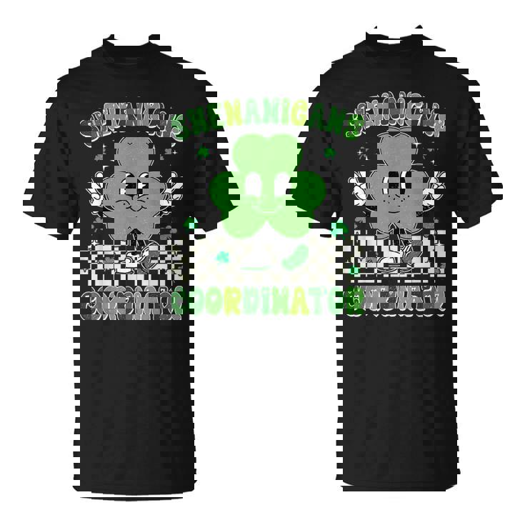 Shenanigans Squad Teacher Retro St Patrick's Day T-Shirt