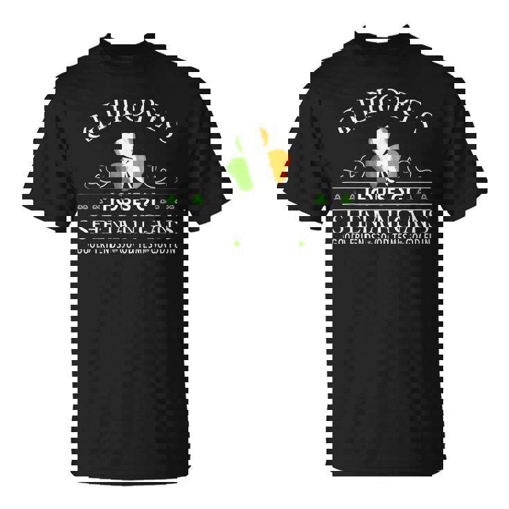 Gilmore's House Of Shenanigans Irish Family Name T-Shirt