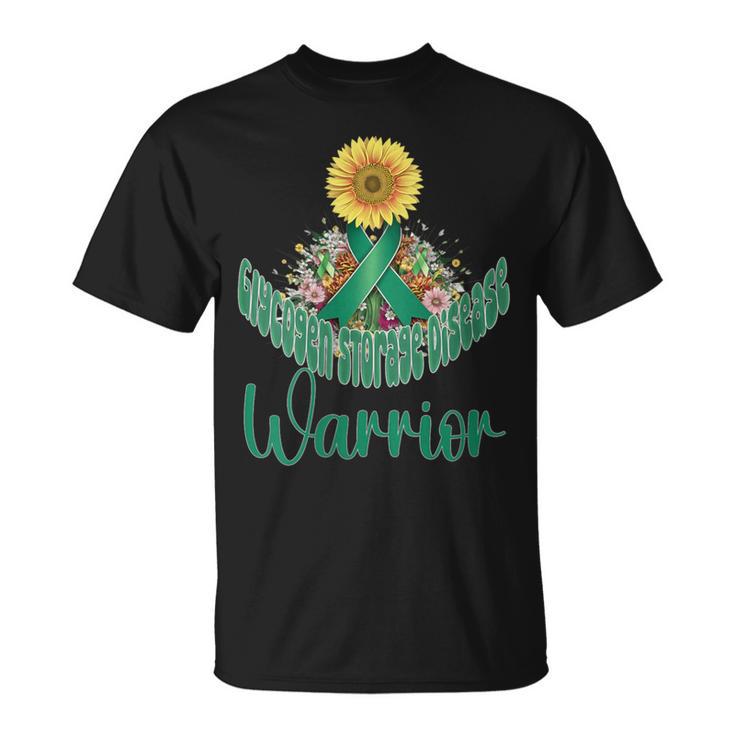 Glucógeno Enfermedad De Almacenamiento Conciencia Girasol Cuello Camiseta unisex