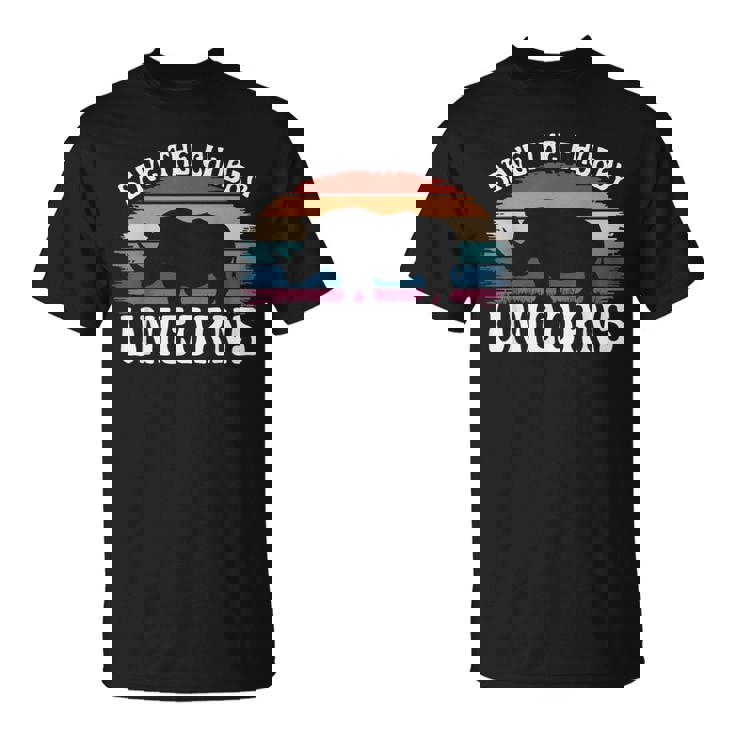 Guardar Los Unicornios Gorditosintage Rinoceronte Derechos Animales Divertido Camiseta unisex
