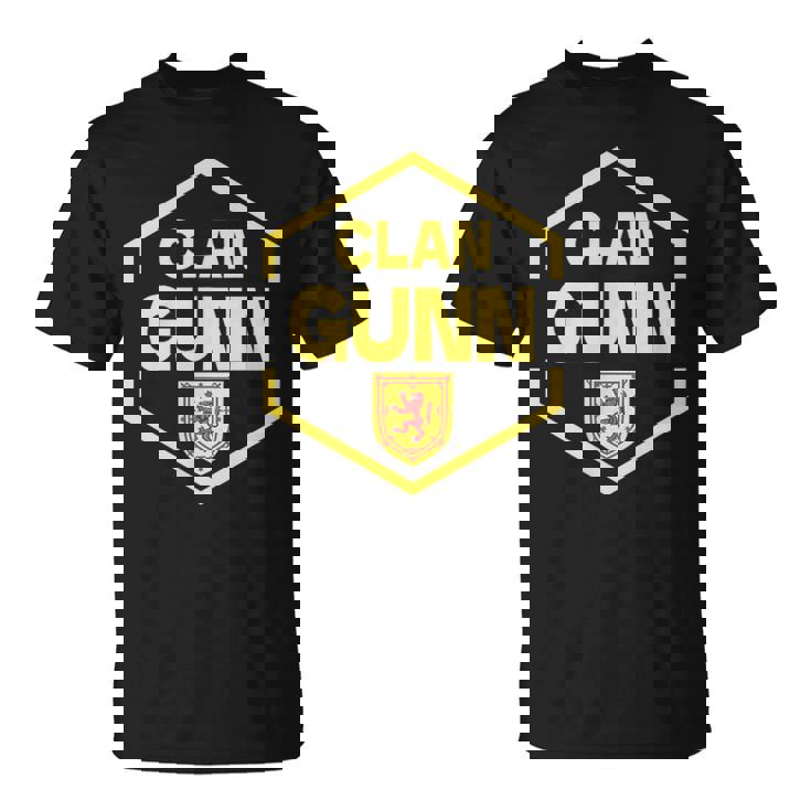Gunn Del Clan Escocés Camiseta unisex
