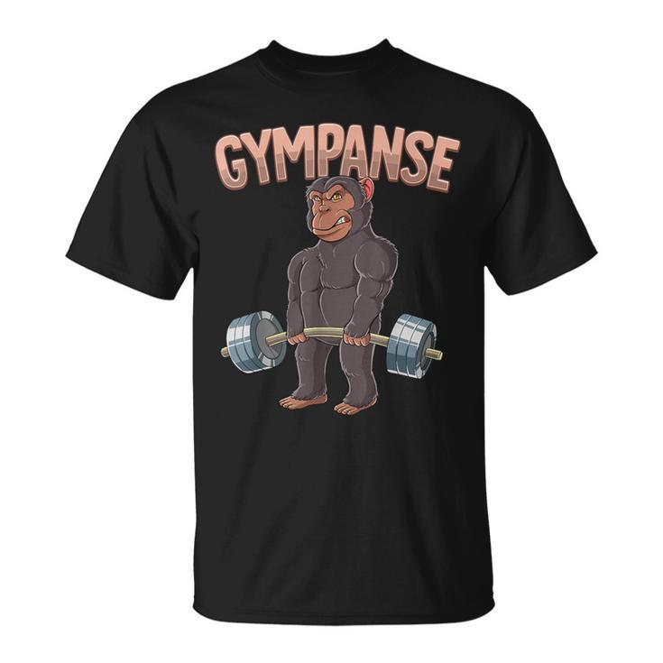 Gympanse Bodybuilding Fitness Gym T-Shirt