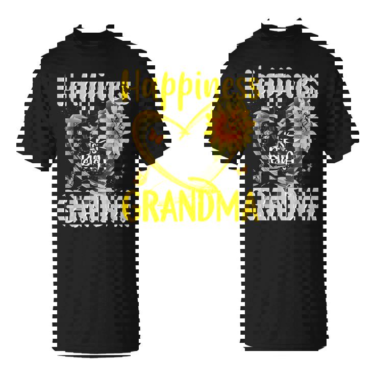 Happiness Is Being A Grandma Sunflower Mother's Day T-Shirt
