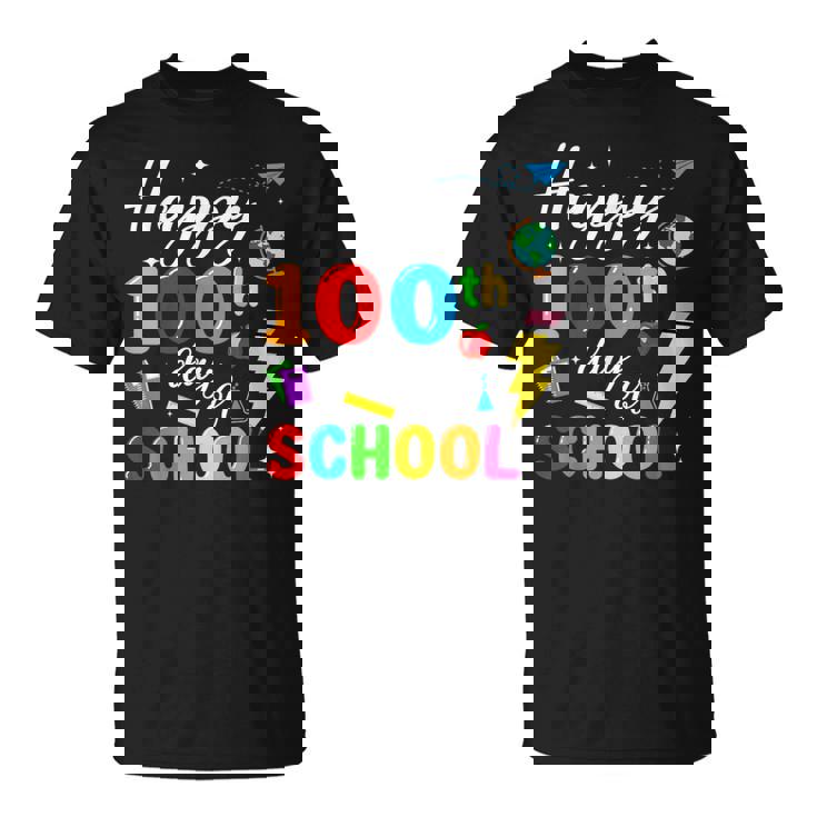 Happy 100 Days Of School Boys Girls 100Th Day Of School T-Shirt