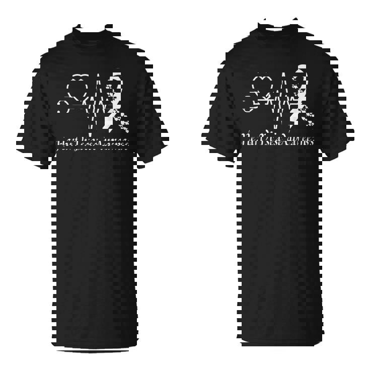 Heart Disease Awareness Go Red In February Health Red Heart T-Shirt